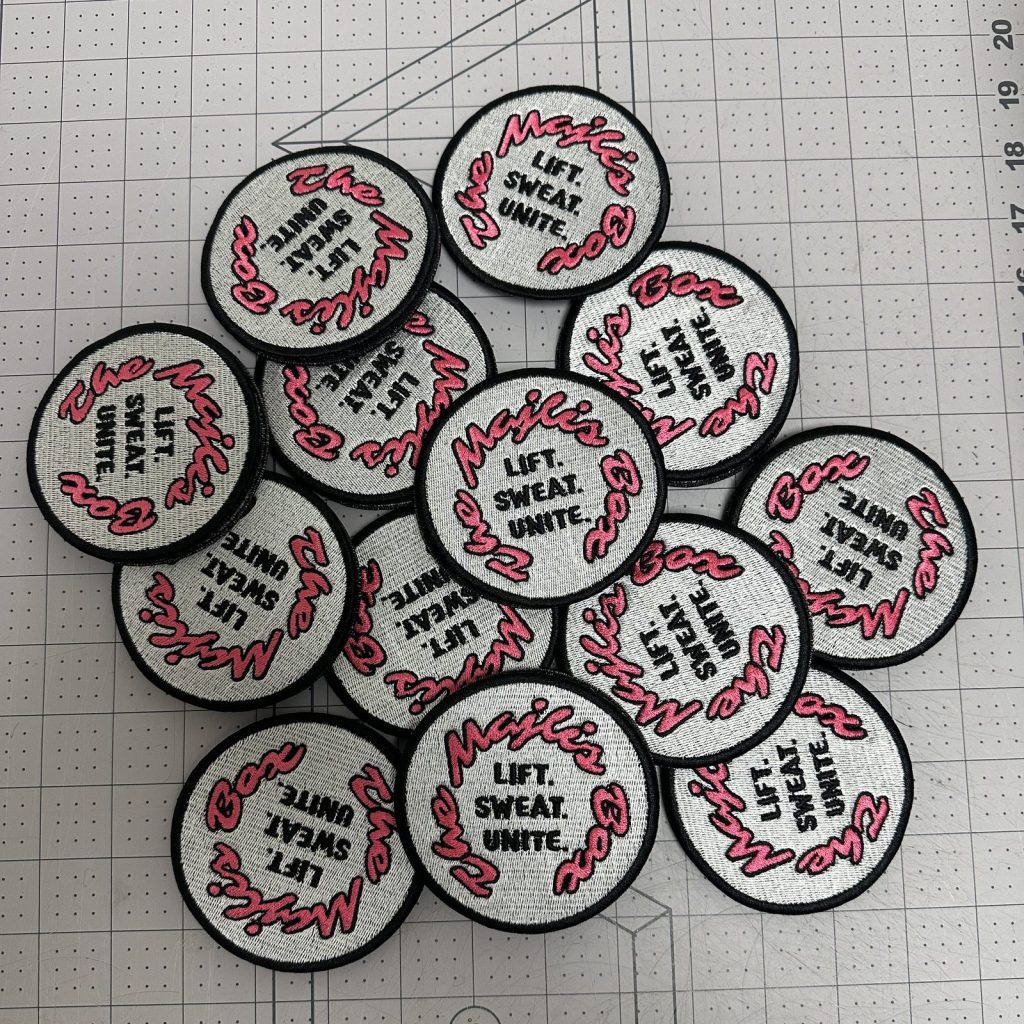 Available on woven and printed patches